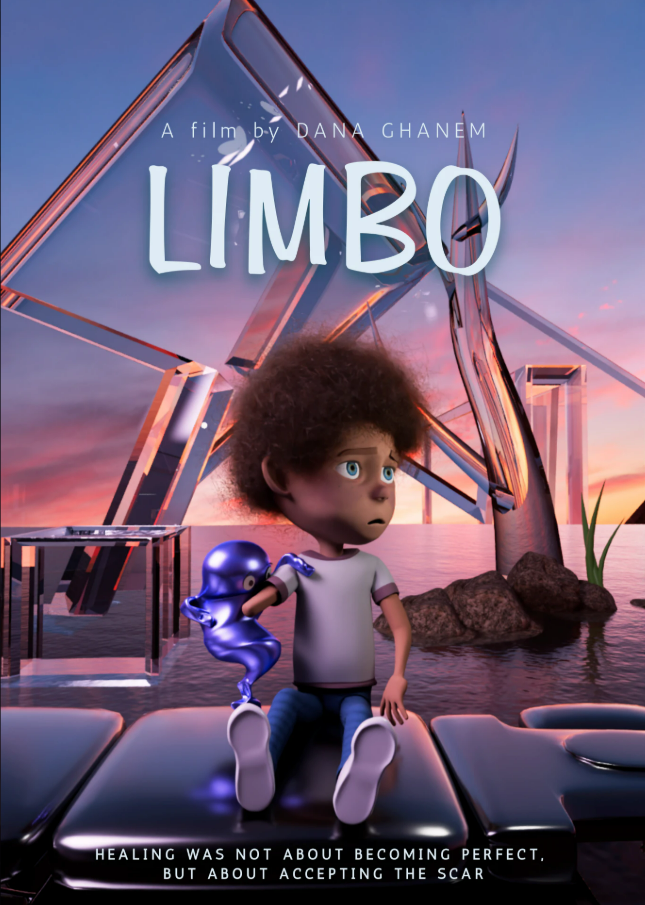 Still from LIMBO, a 3D short film about phantom limb syndrome